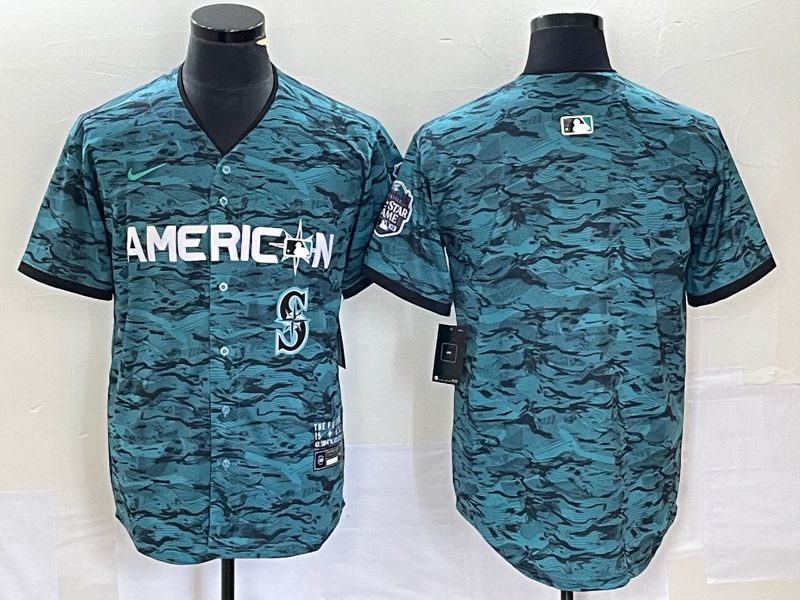Men's American League Seattle Mariners Teal 2023 MLB All-Star Limited Blank Jersey